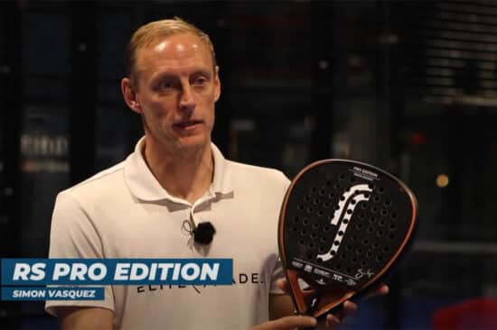 Micke at Elitepadel reviewing the RS Pro Edition Simon Vazquez