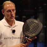 Micke at Elitepadel testing the RS Pro Edition Cayetano Rocafort